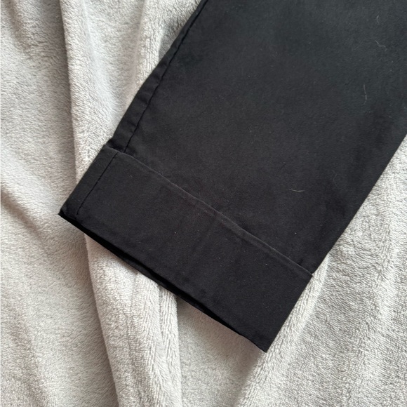 NY&C Whitney Pull On Black Ankle High Waisted Pants - Picture 3 of 6